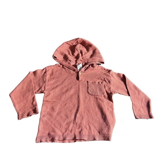 2t Ultra Soft Girls Pointed Hoodie By Modern Moments Burnt Orange Color - Picture 1 of 4